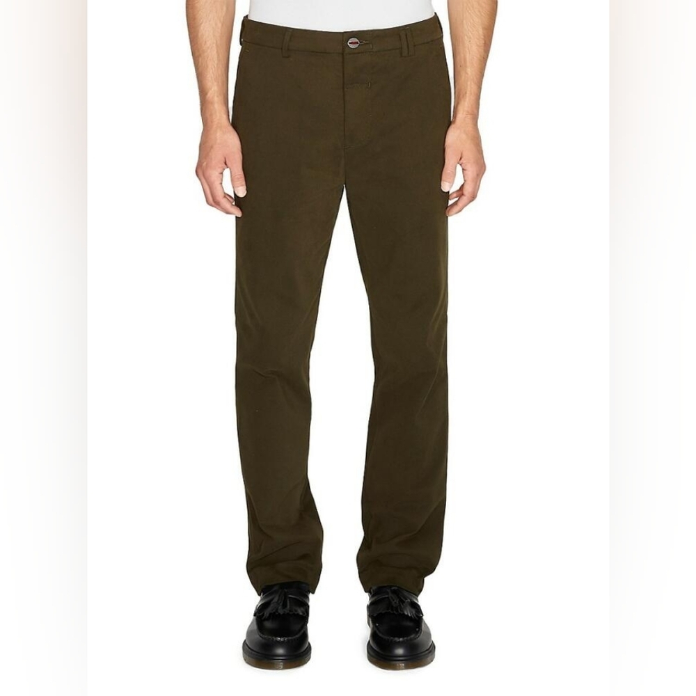 VAYDER Classic Straight Leg Chinos Verona Green, 36x32 $395 MSRP NWT Made In USA